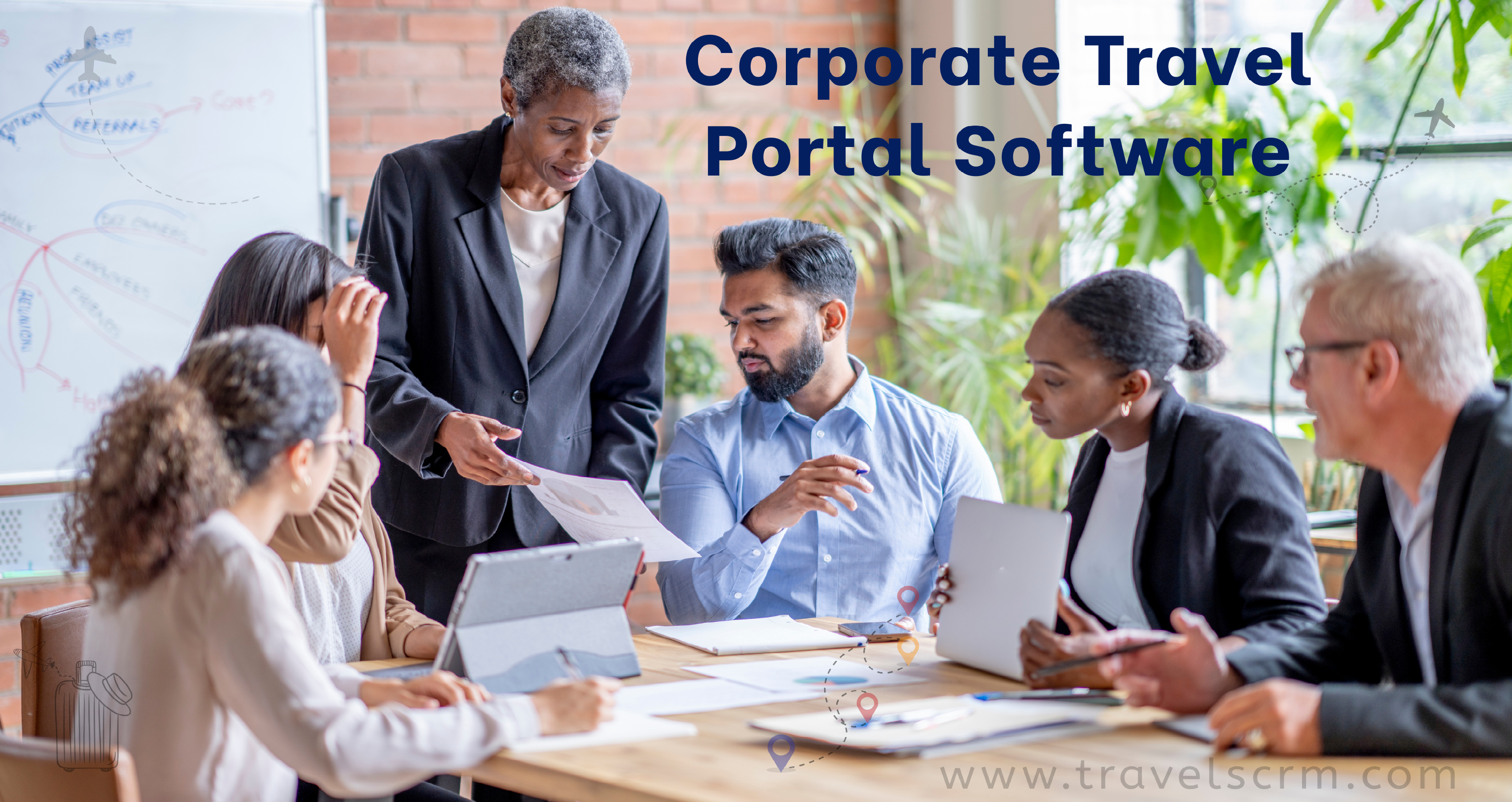 Travel CRM Software Demo Dashboard